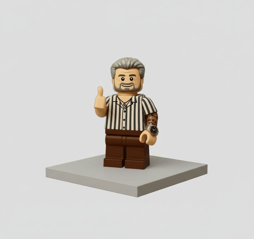 LEGO Referee Mini Figure free 3D printable STL