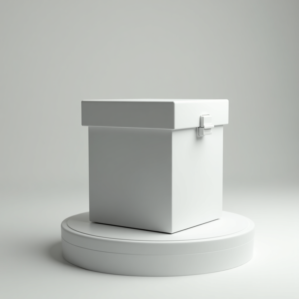Hinged Security Box Model free 3D printable STL