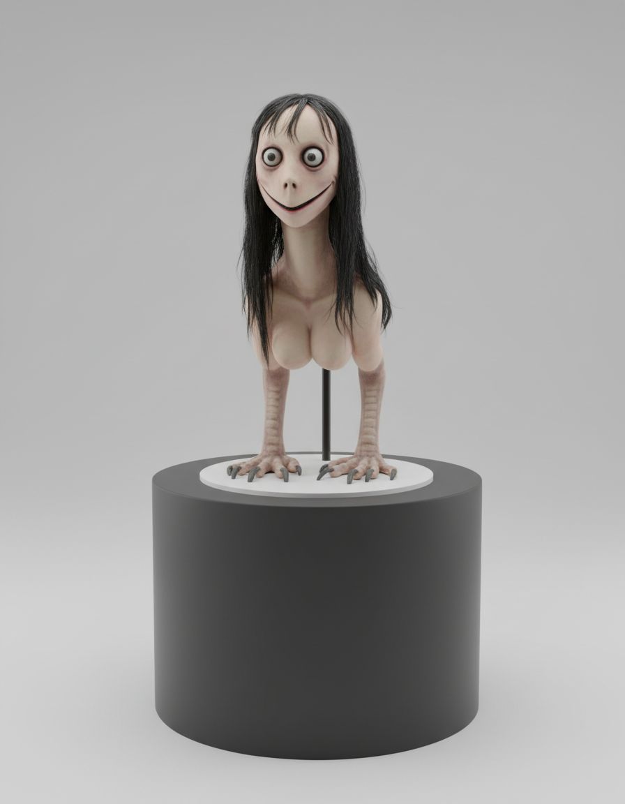 Strange Creature Sculpture free 3D printable STL