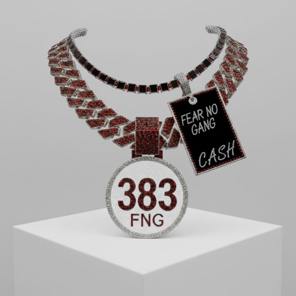 Glamorous Bling Necklace free 3D printable STL