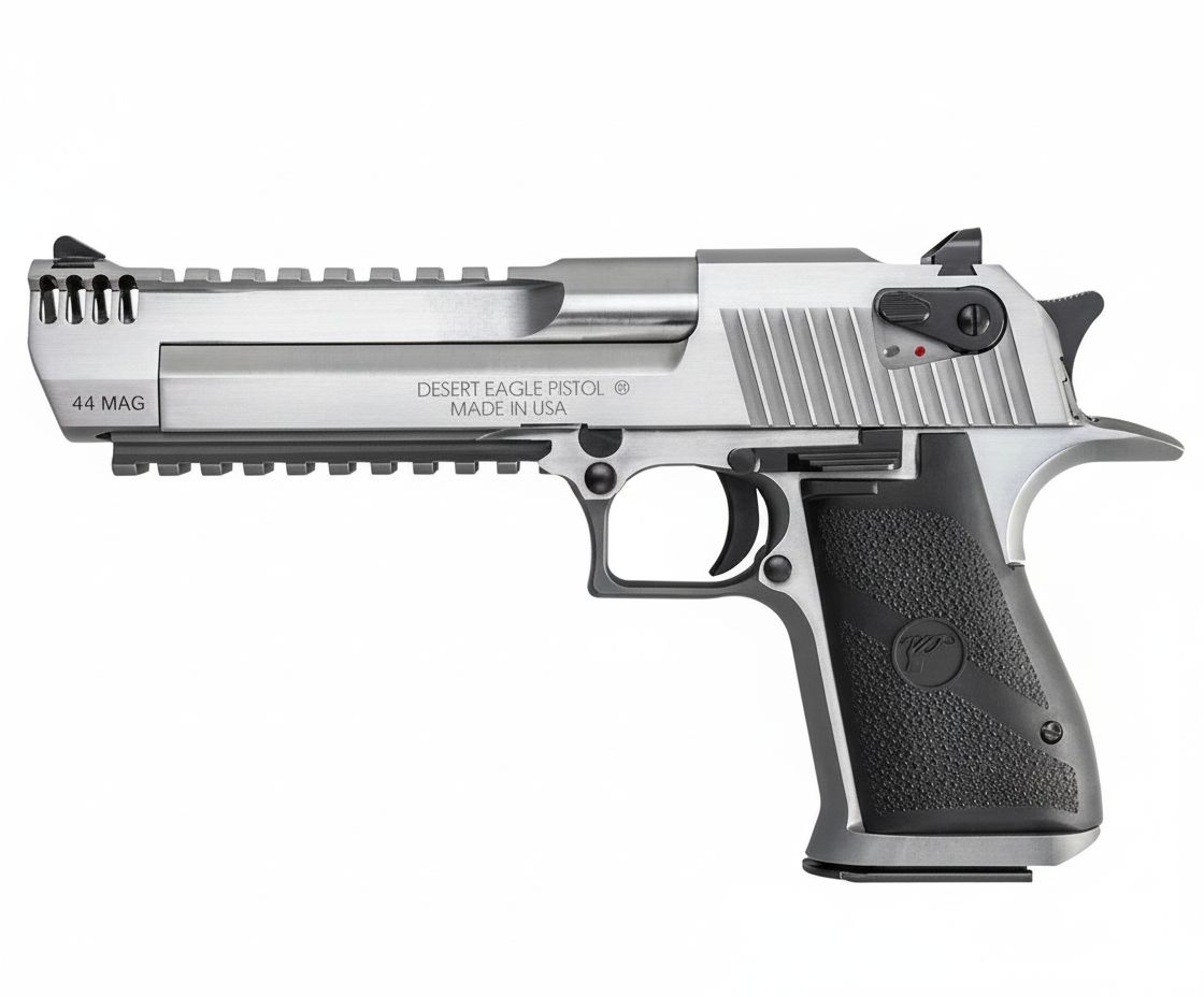 Desert Eagle Pistol Model free 3D printable STL