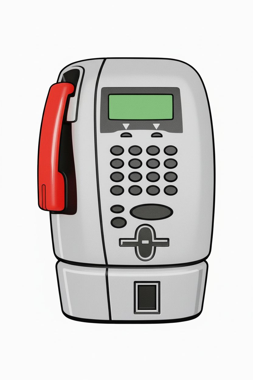 Vintage Payphone Model free 3D printable STL
