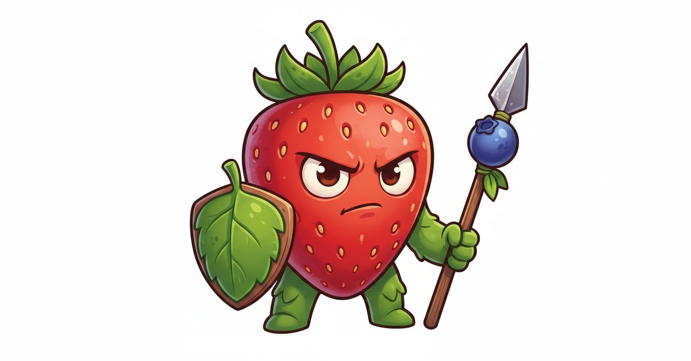 Fierce Strawberry Warrior free 3D printable STL