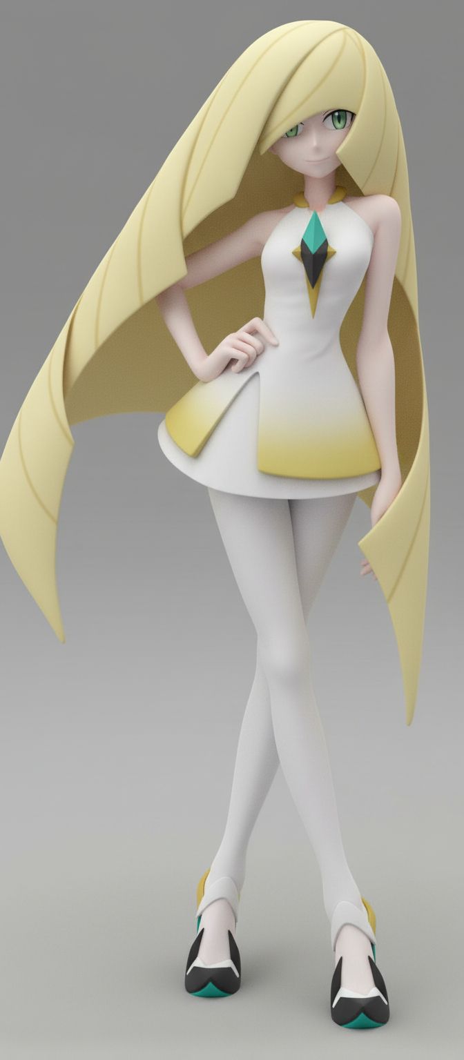 Stylish Fantasy Figure free 3D printable STL