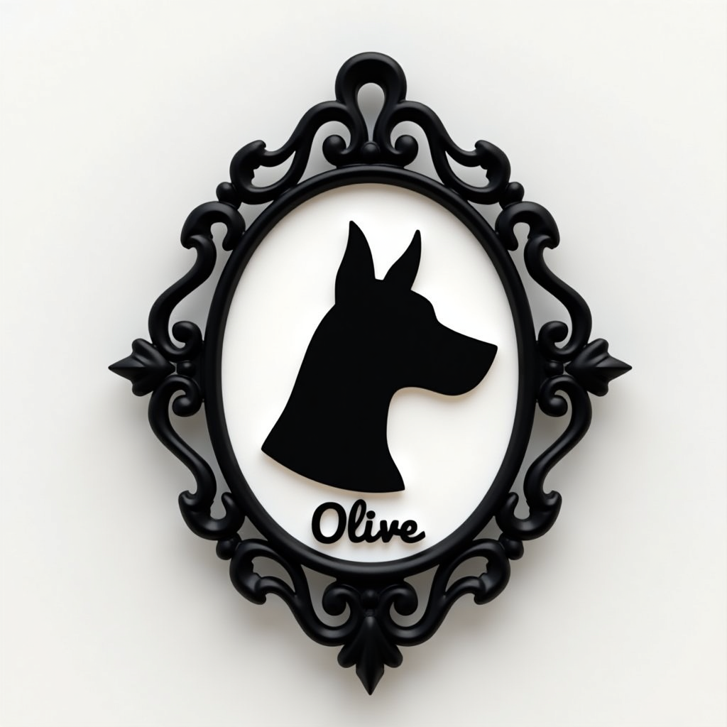 Ornate Cameo Pendant free 3D printable STL