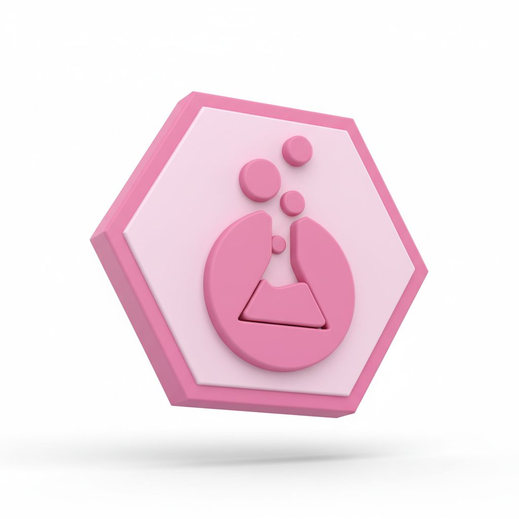 Stylish Pink Badge free 3D printable STL