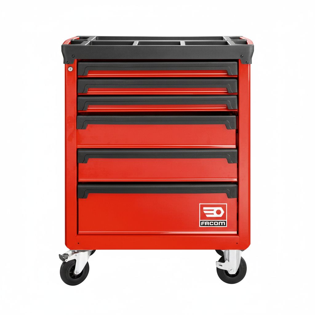 Red Tool Storage Cart free 3D printable STL