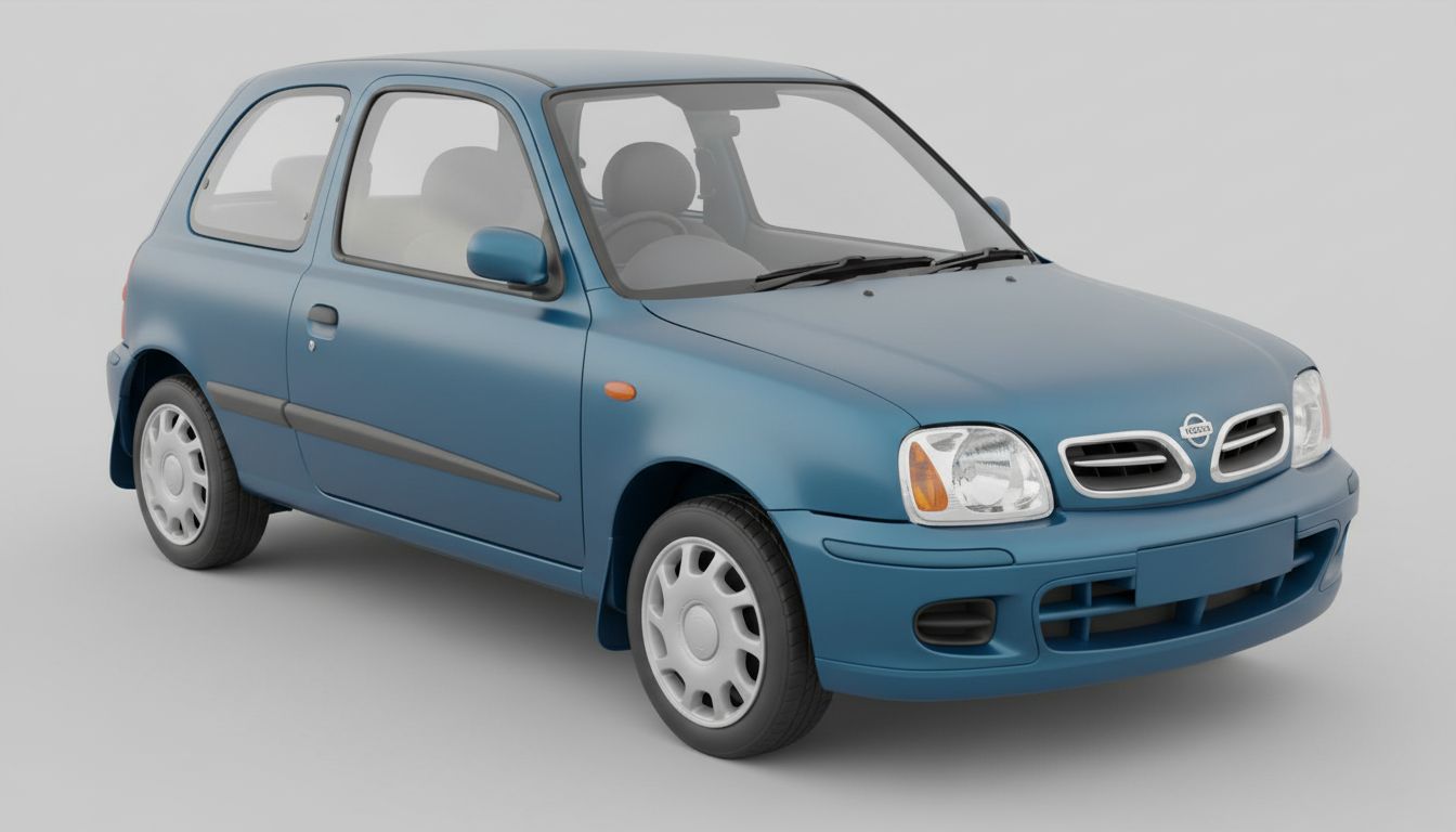 Compact Blue Car Model free 3D printable STL