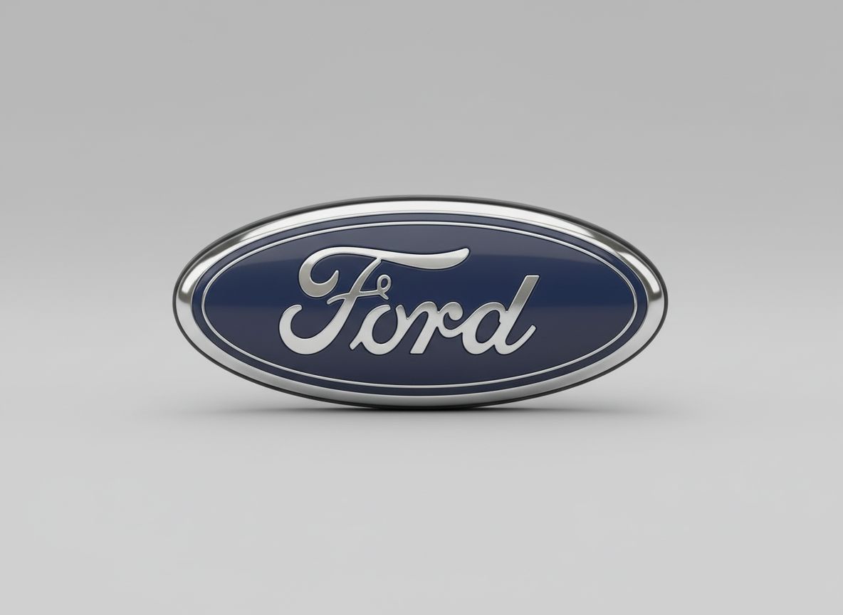 Ford Logo 3D Model free 3D printable STL