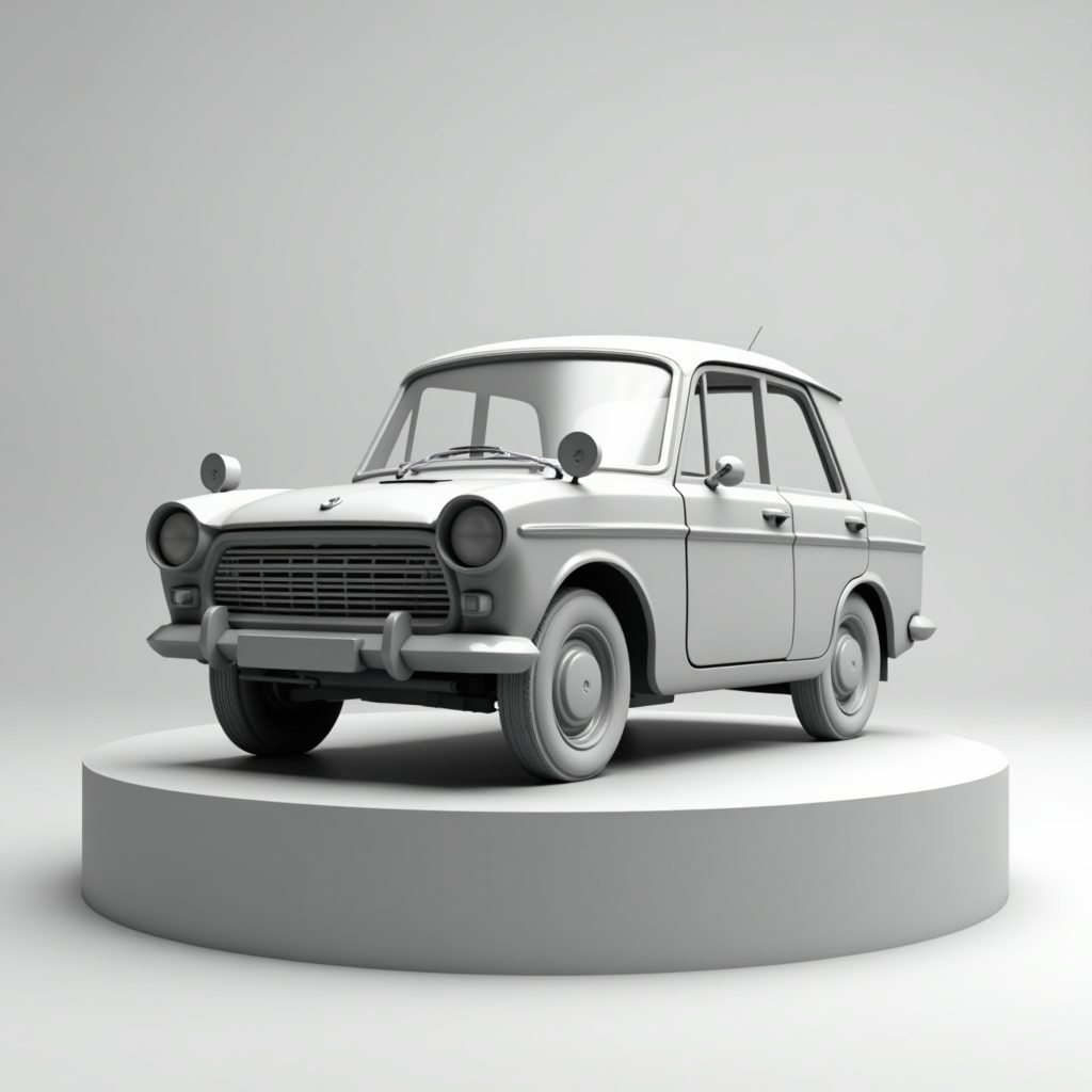 Classic VAZ-2101 Model free 3D printable STL