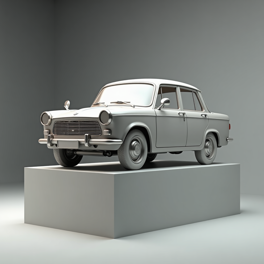 Classic VAZ-2101 Model free 3D printable STL