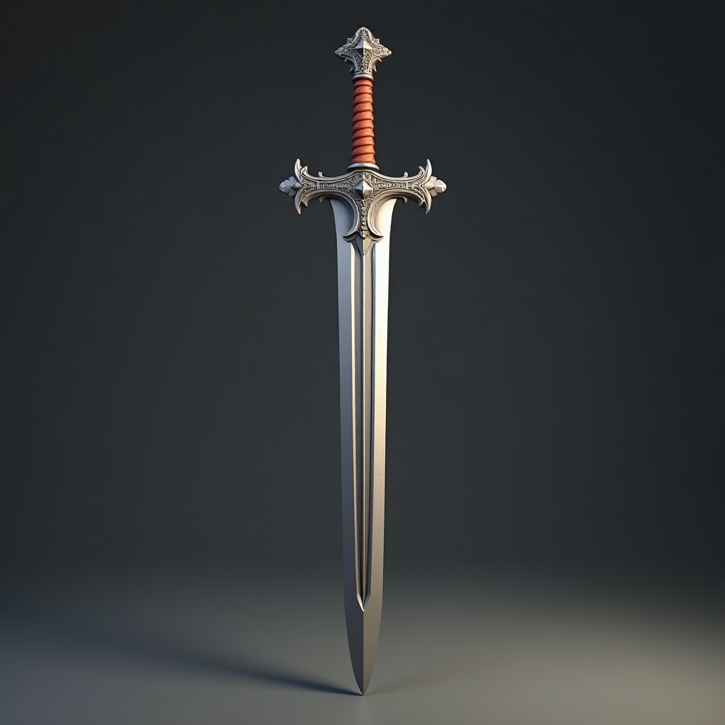 Detailed Medieval Sword