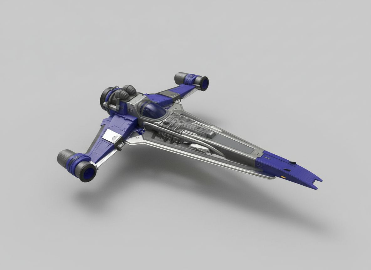 Futuristic Spacecraft Model free 3D printable STL