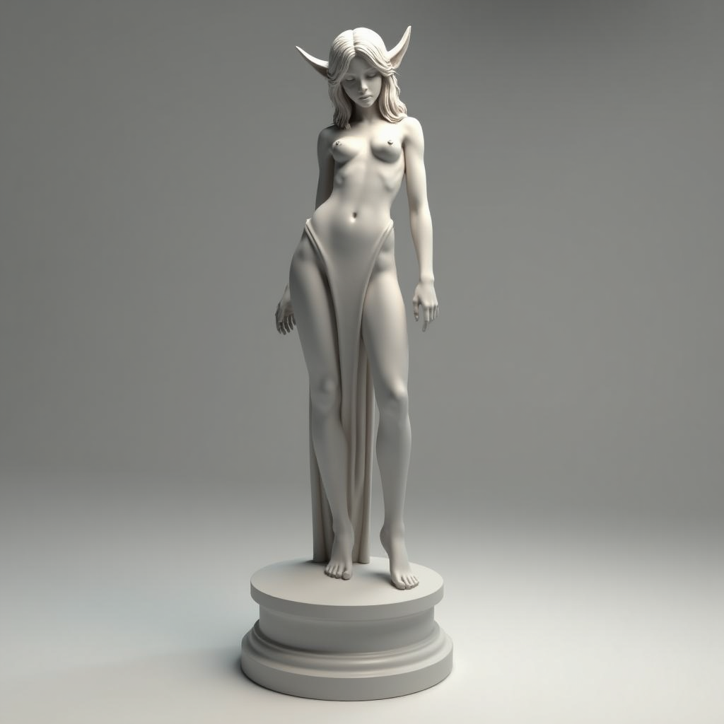 Elegant Elf Sculpture