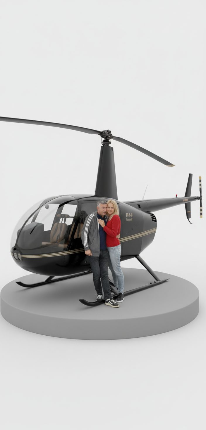 Stylish Helicopter Display free 3D printable STL