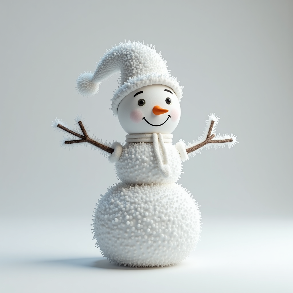 Cheerful Snowman Model free 3D printable STL