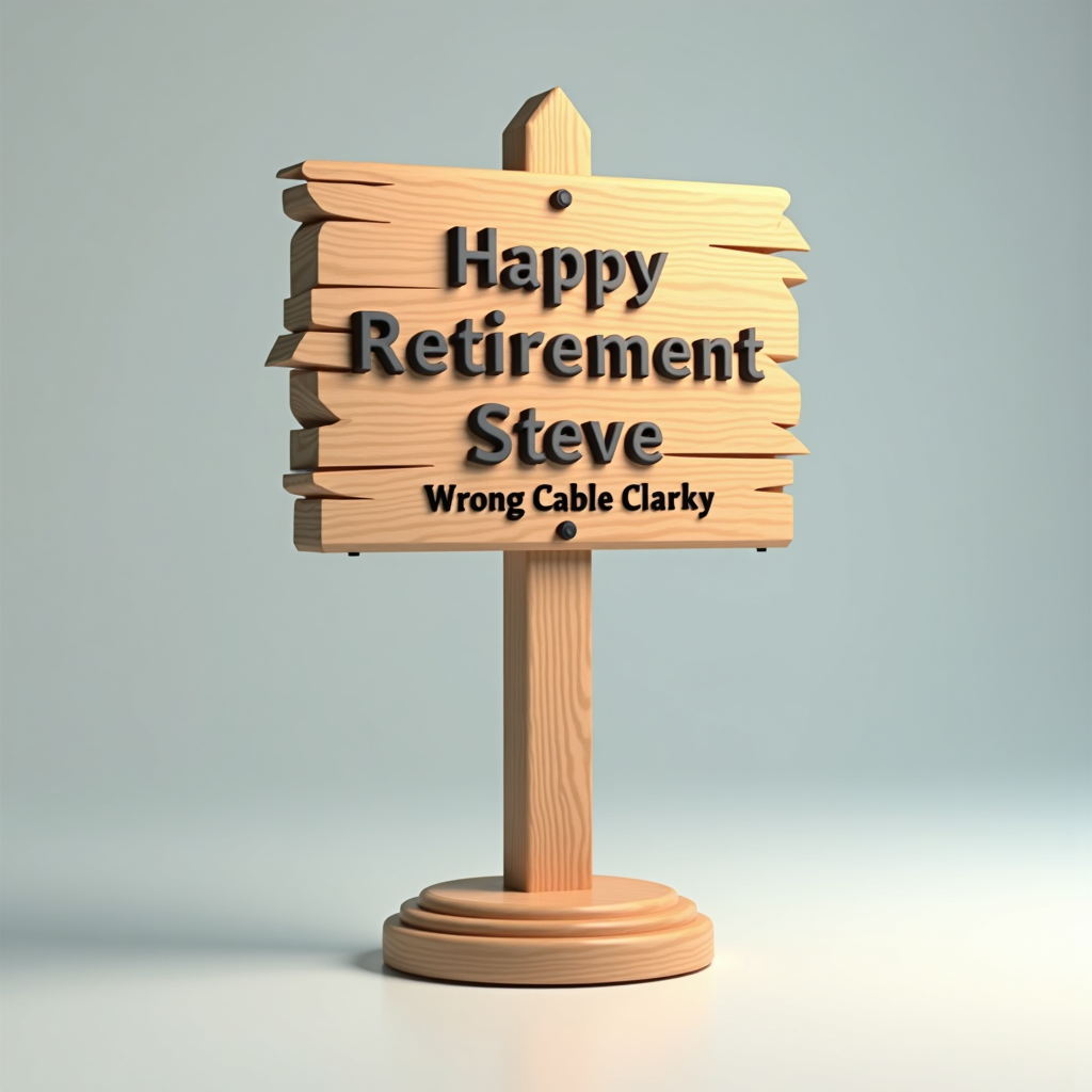 Custom Picket Sign Model free 3D printable STL