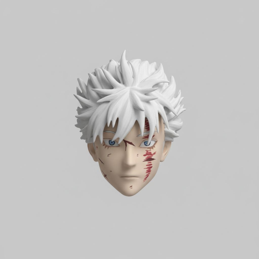 Stylized Character Head free 3D printable STL