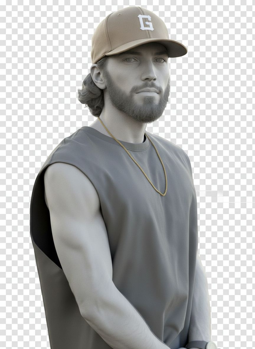 Stylish 3D Man Model free 3D printable STL