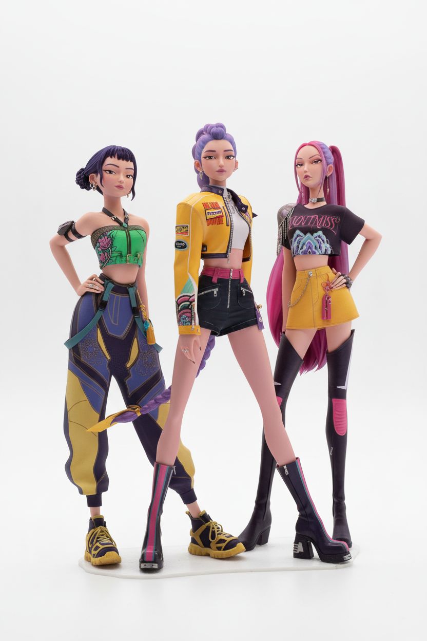 Stylish 3D Character Models free 3D printable STL