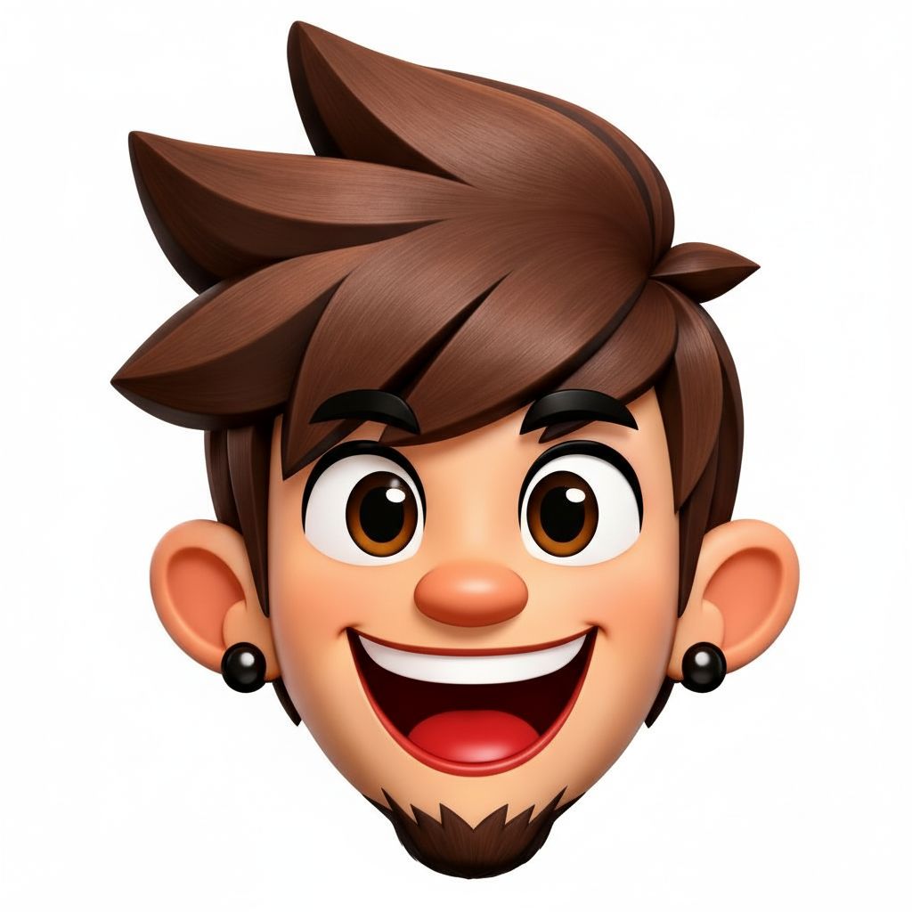 Playful Cartoon Character free 3D printable STL