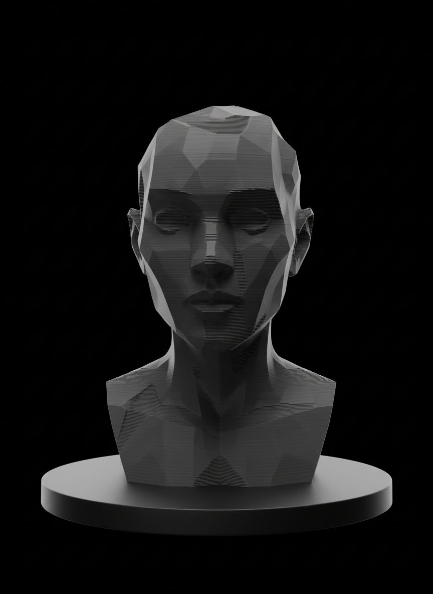 Abstract Human Bust - Free 3D Printable STL File