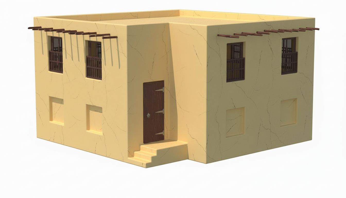 Stylish Desert House free 3D printable STL
