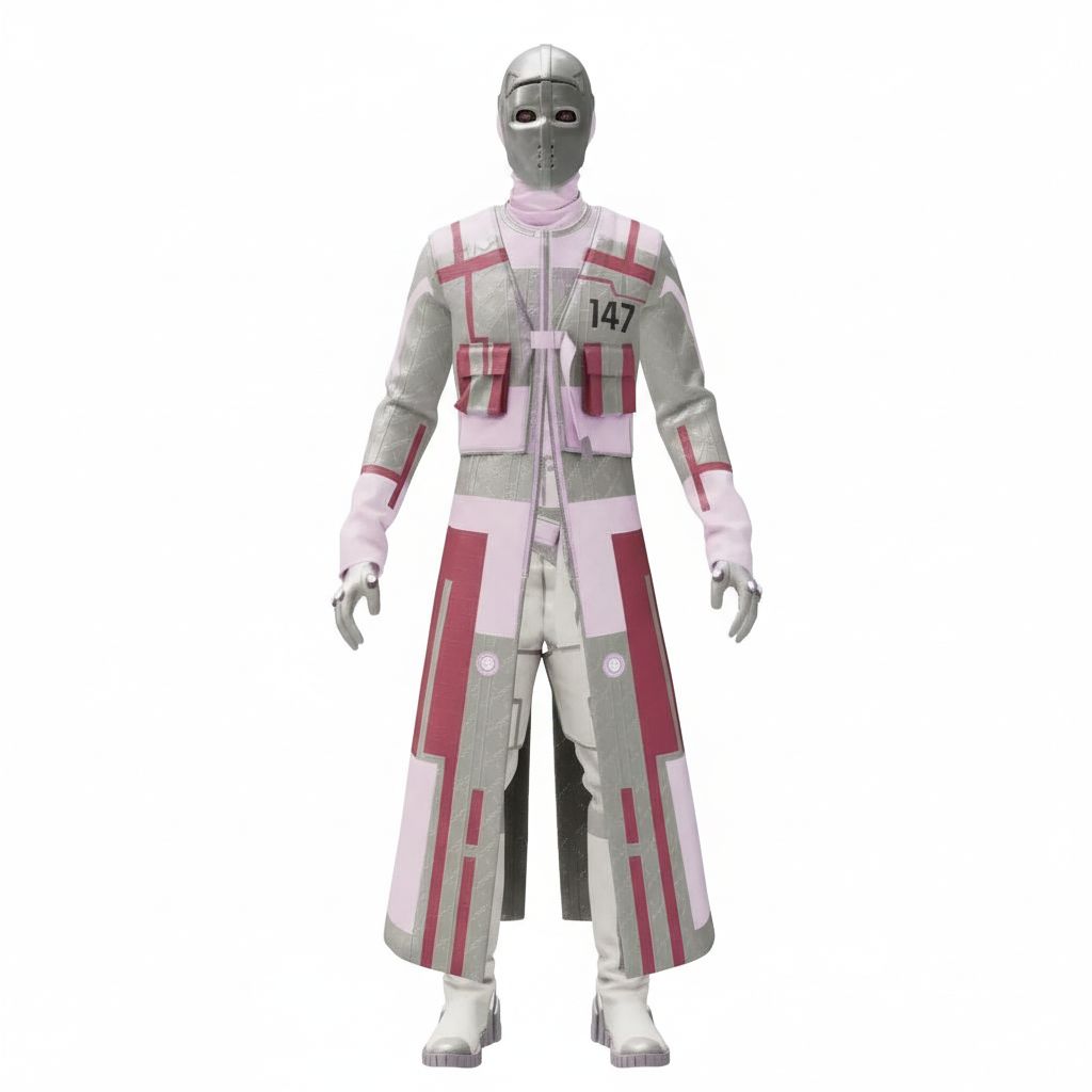 Futuristic Character Model free 3D printable STL
