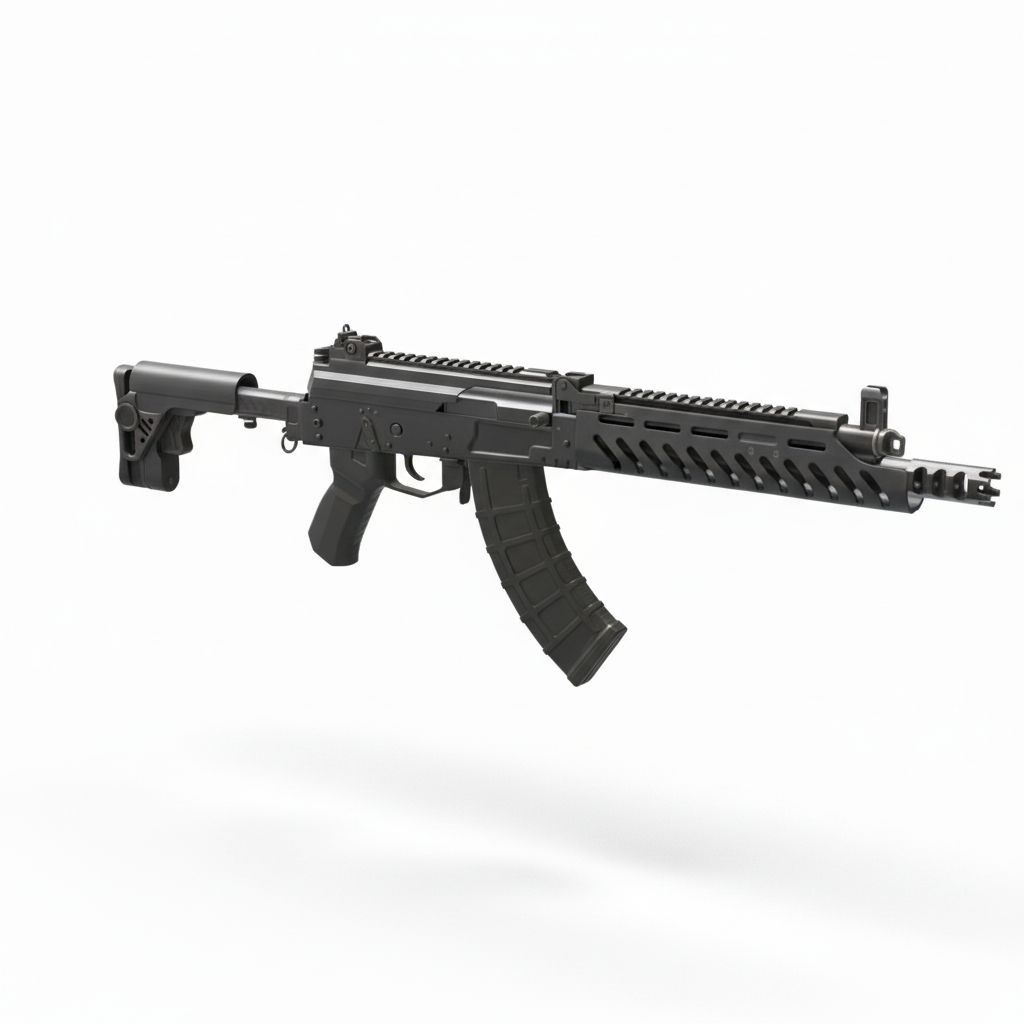 Modern Assault Rifle free 3D printable STL