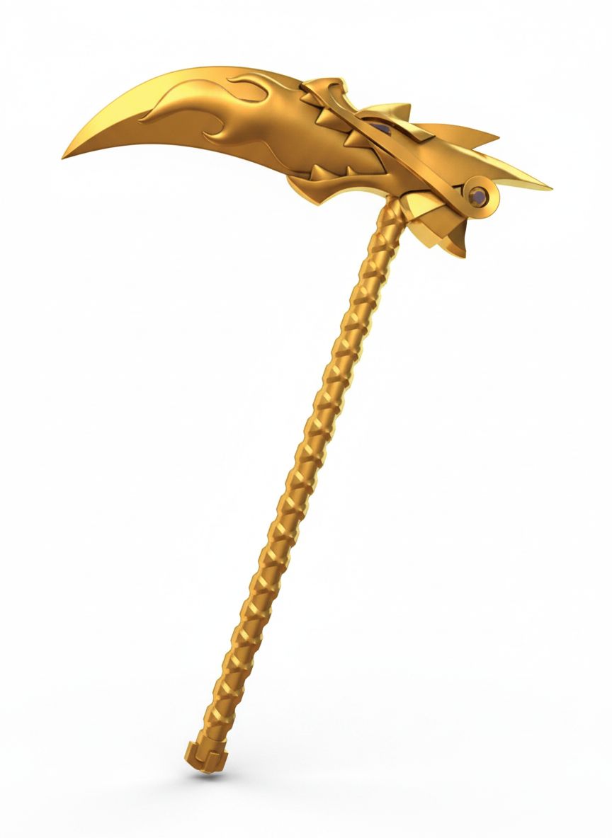 Golden Dragon Scythe free 3D printable STL