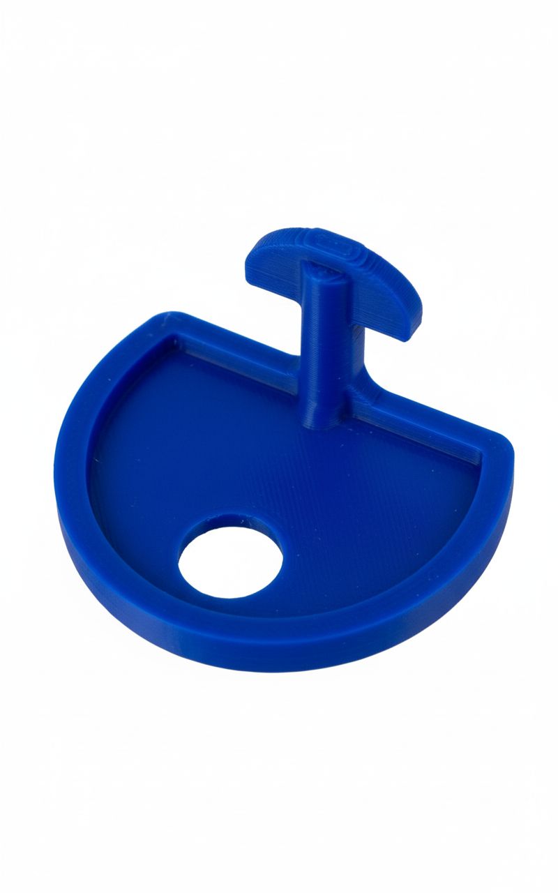 Blue Plastic Clip free 3D printable STL