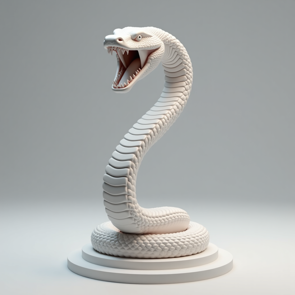 Articulated Snake Sculpture
