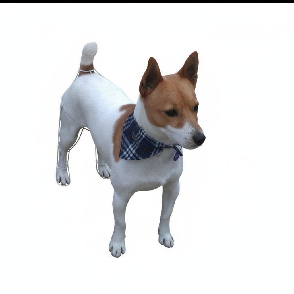 Stylish Dog Model free 3D printable STL