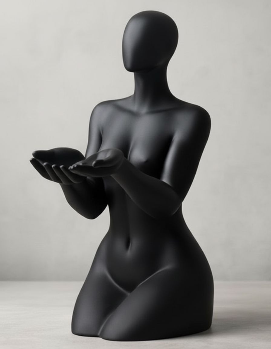 Elegant Black Sculpture free 3D printable STL
