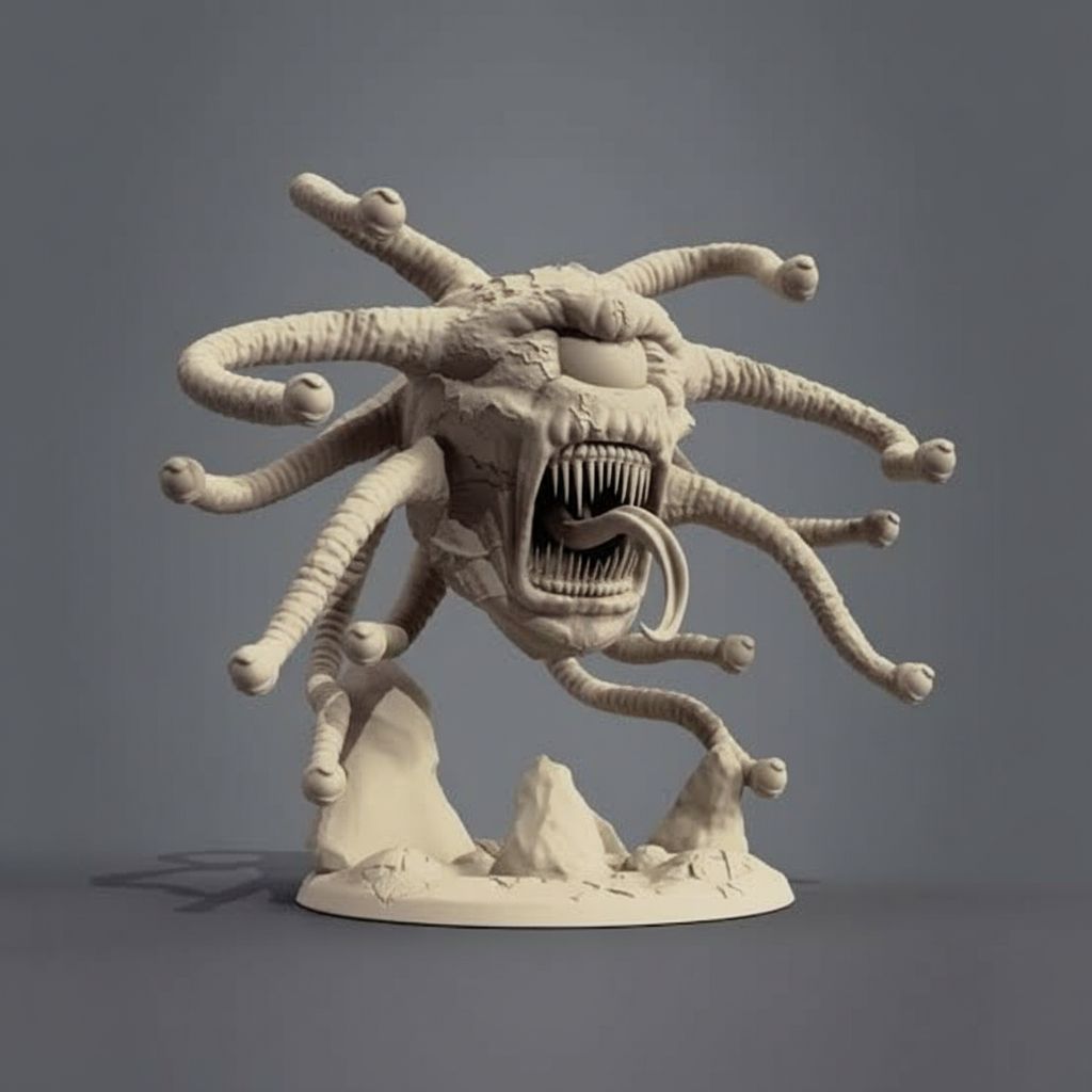 Mythical Creature Sculpture free 3D printable STL