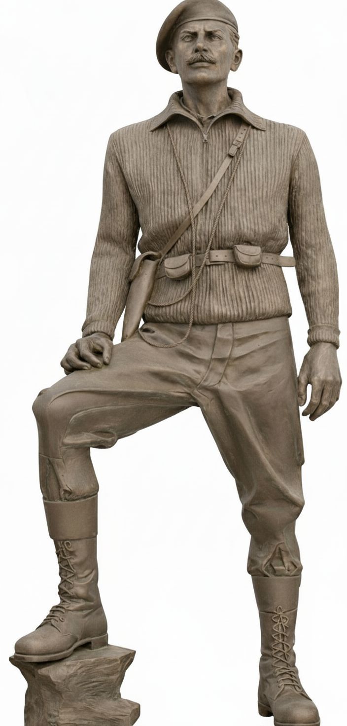 Historical Soldier Sculpture free 3D printable STL