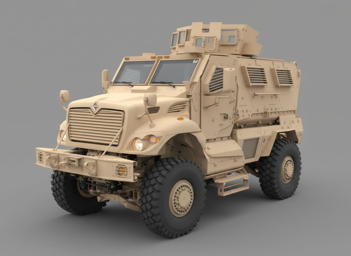 Armored Military Vehicle free 3D printable STL