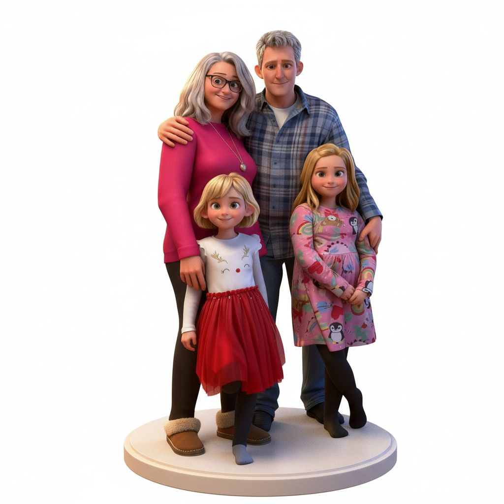 Family 3D Figurines free 3D printable STL