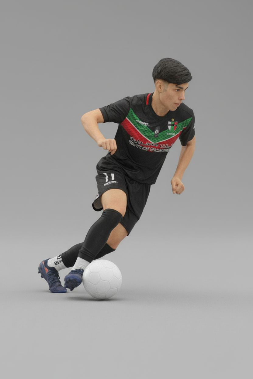 Dynamic Soccer Player free 3D printable STL