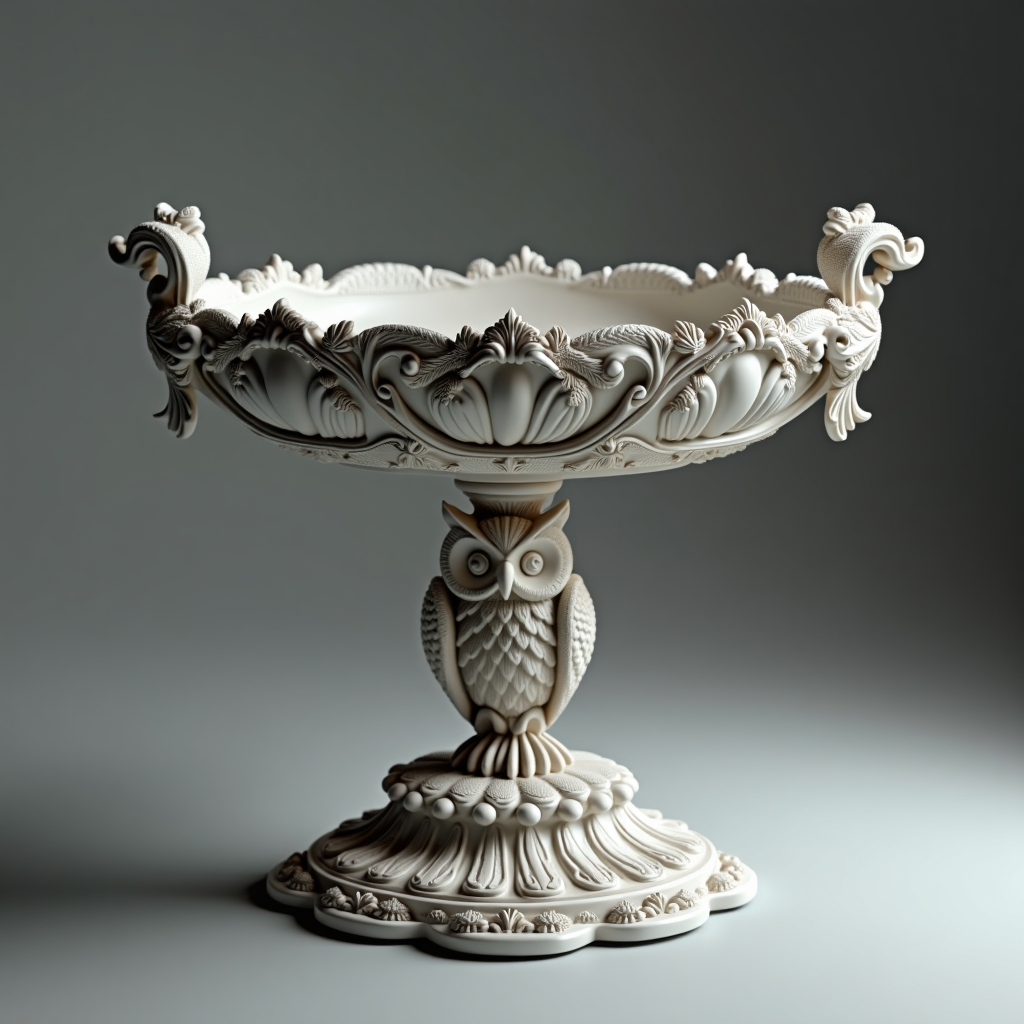 Ornate Owl-Themed Stand free 3D printable STL