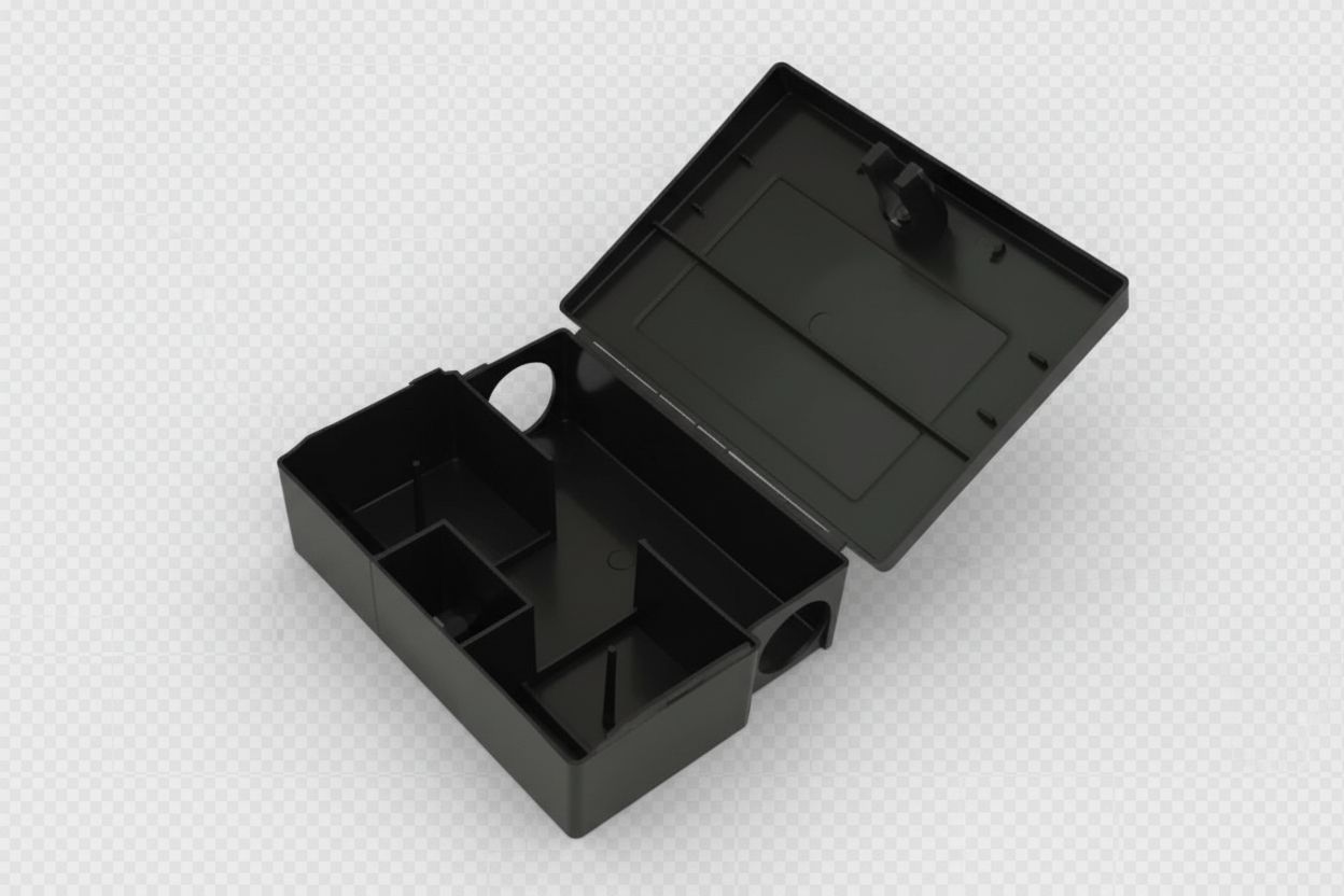 Open Storage Box Model free 3D printable STL