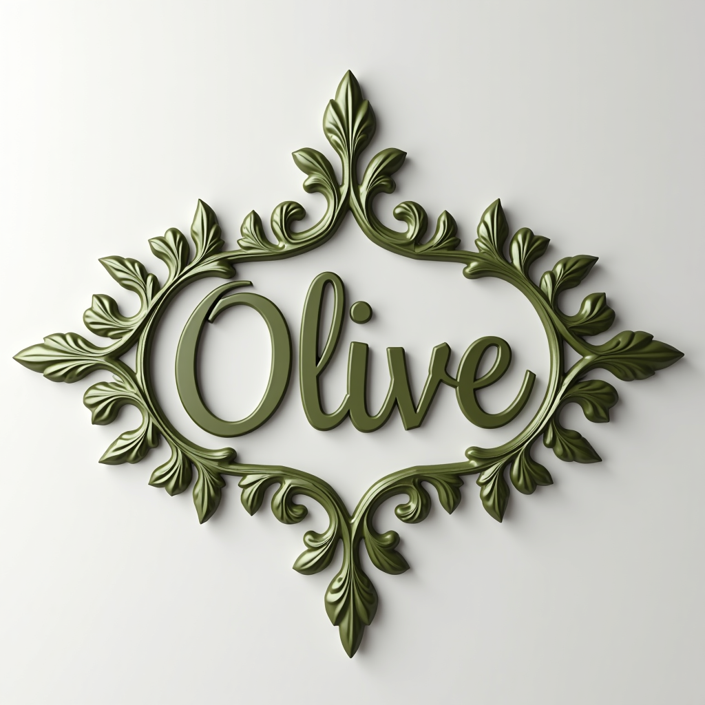 Delicate Olive Decor free 3D printable STL